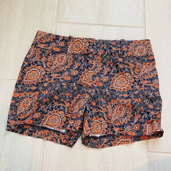 Ann Taylor Signature Shorts Floral Paisley 4P - Picture 1 of 6